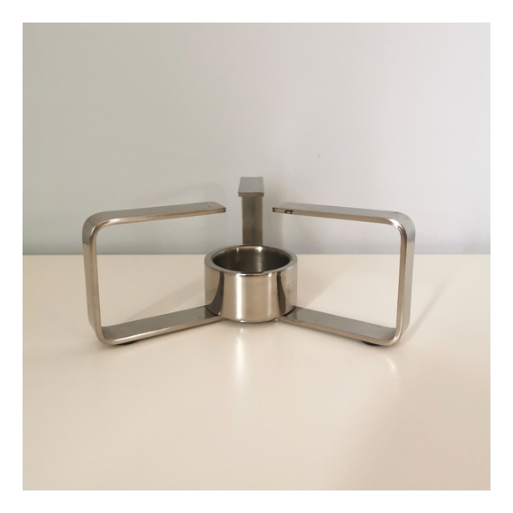 Foldable StainlessSteel Candle Holder / Tea Warmer - Picture 2 of 7
